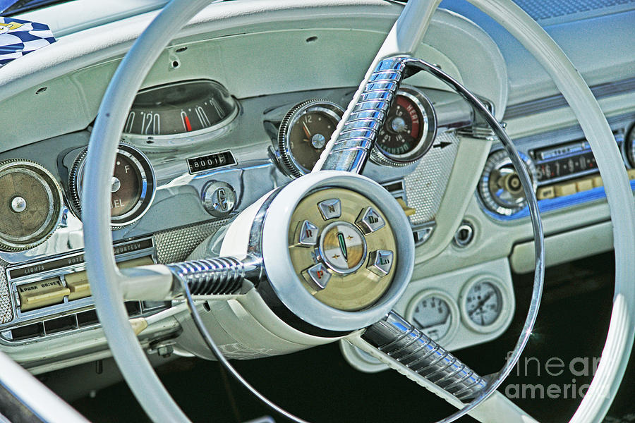Edsel Dashboard Photograph by Randy Harris