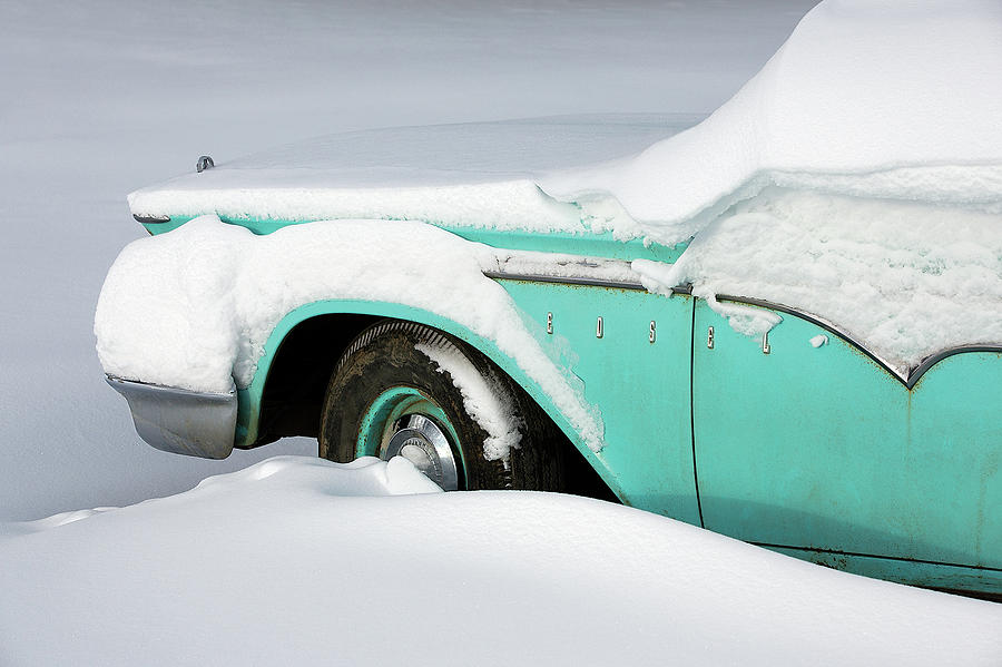 Winter Photograph - Edsel Enveloped by Todd Klassy