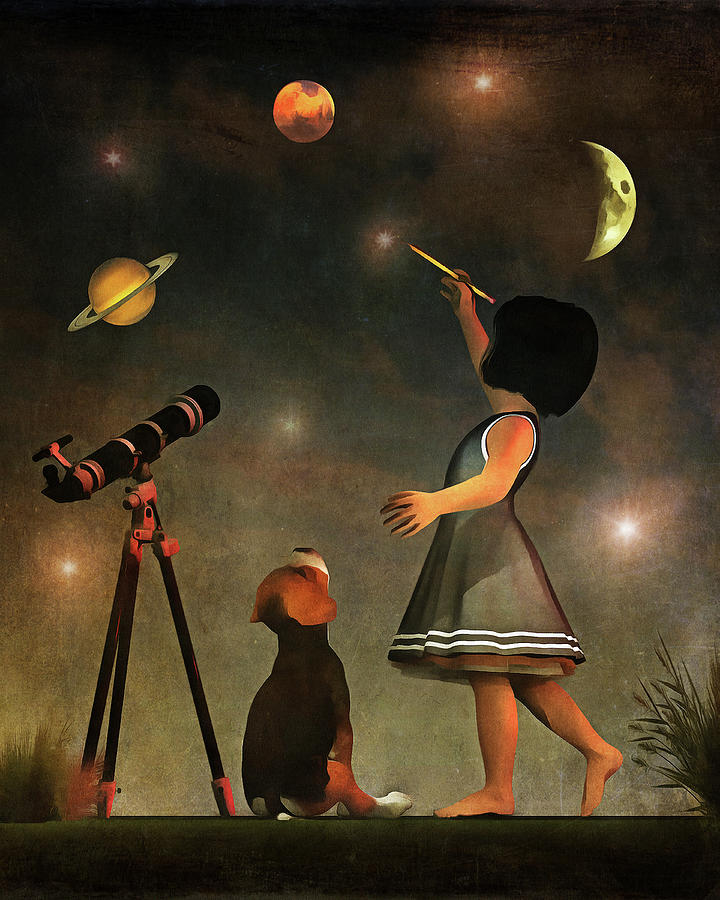 Educating Astronomy Painting