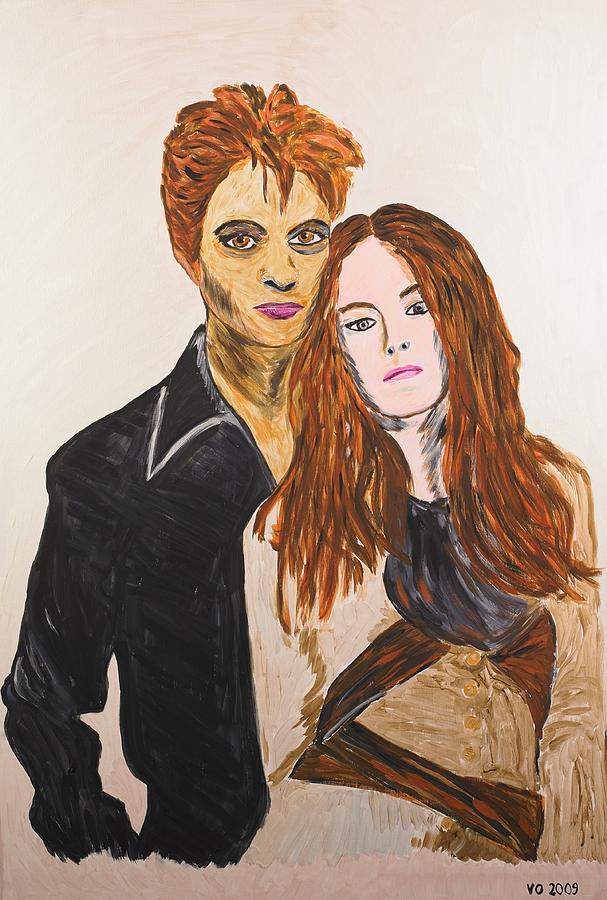 Edward and Bella Painting by Valerie Ornstein