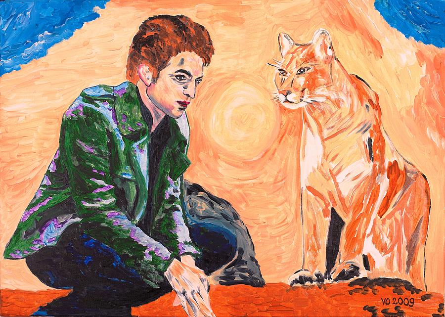 Edward Cullen and his Diet Painting by Valerie Ornstein