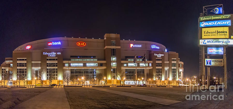 Edward Jones Dome in St. Louis Photograph by David Oppenheimer