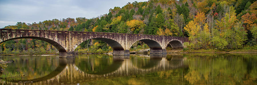 Edward M Gatliff Memorial Bridge Photograph by Kevin Craft