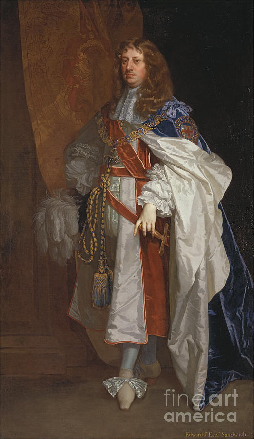 Edward Montagu Painting by Celestial Images