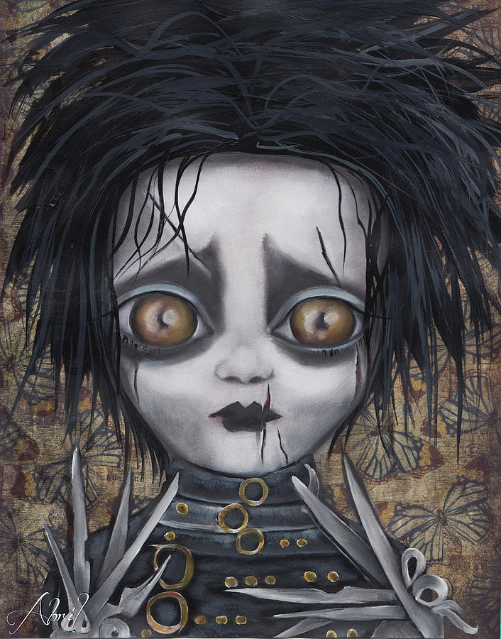 Edward Scissorhands Painting by Abril Andrade