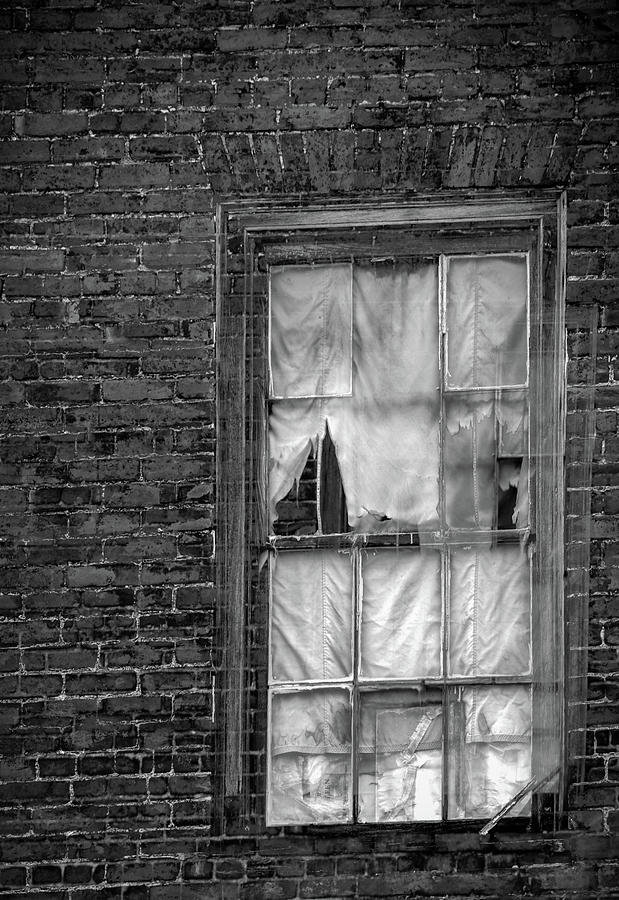 Eerie curtains Photograph by Jeff Kurtz