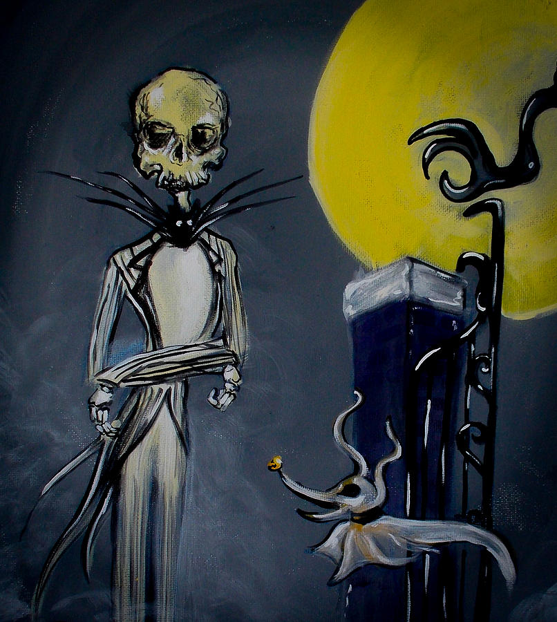 Eerie Jack 2 Painting by Marisela Mungia