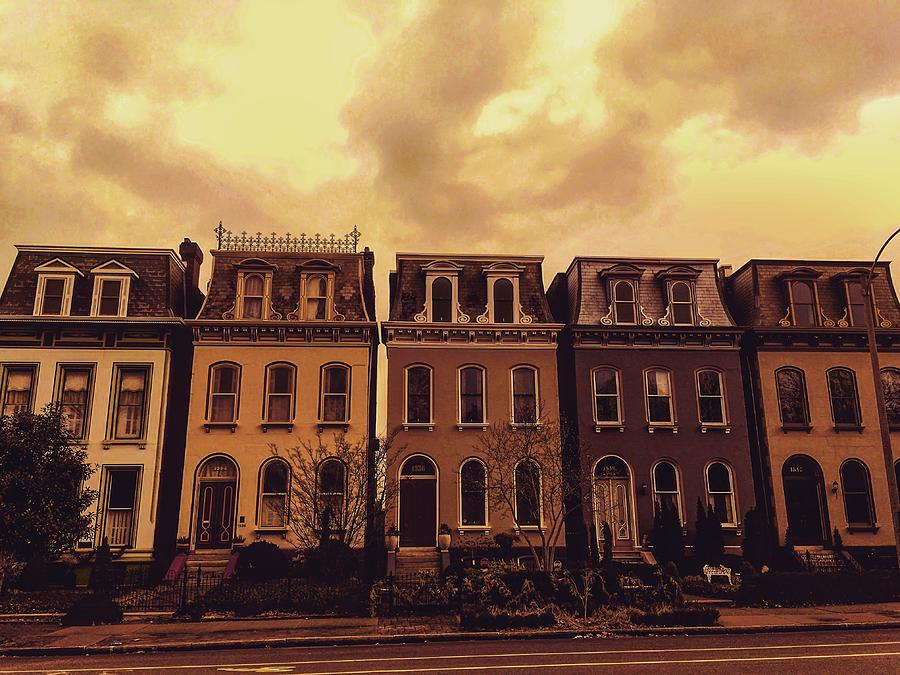 Eerie Sky Meets Old World Architecture Photograph by Michael Oceanofwisdom Bidwell