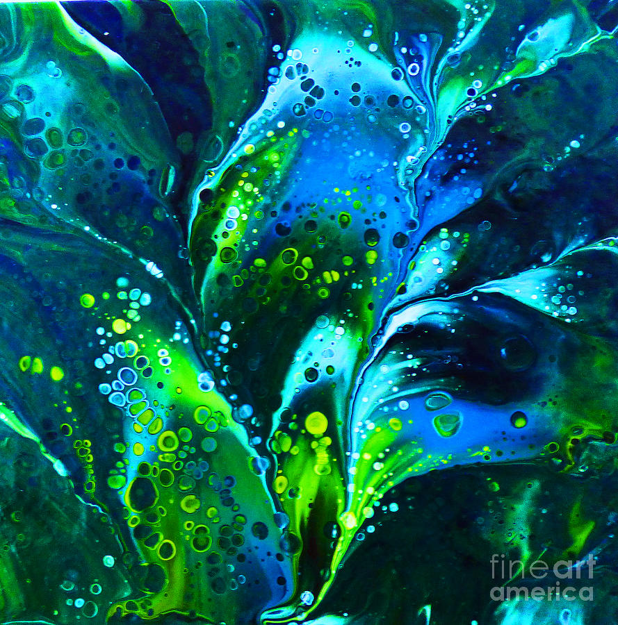 Effervescent Waves. Painting by Trudee Hunter