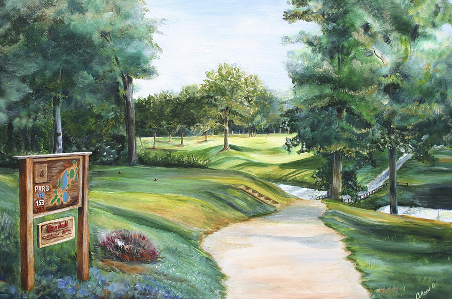 Golf Painting - Effingham Country Club by Colleen Gartner