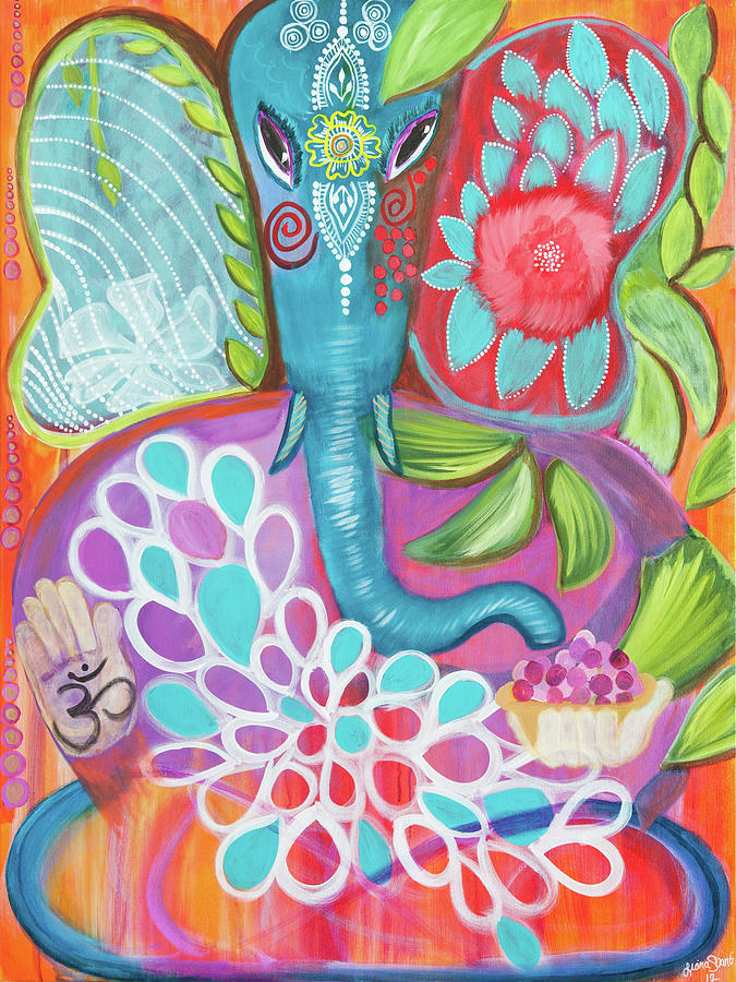 Effortless Ganesha Painting by Liana Shanti - Pixels