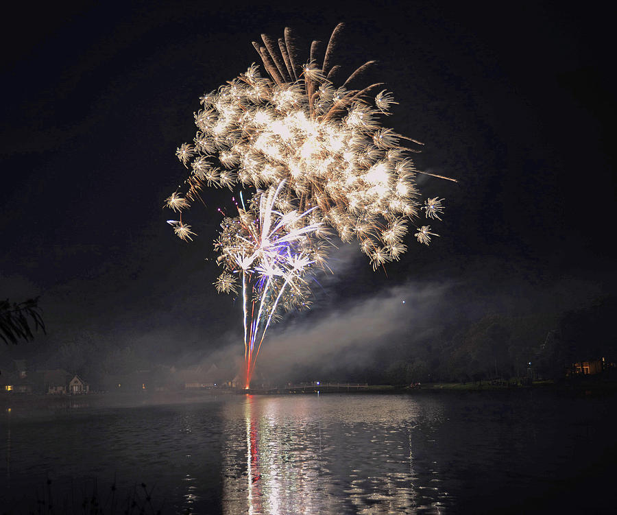 Fireworks Photograph - Effusive by Paul Eckel