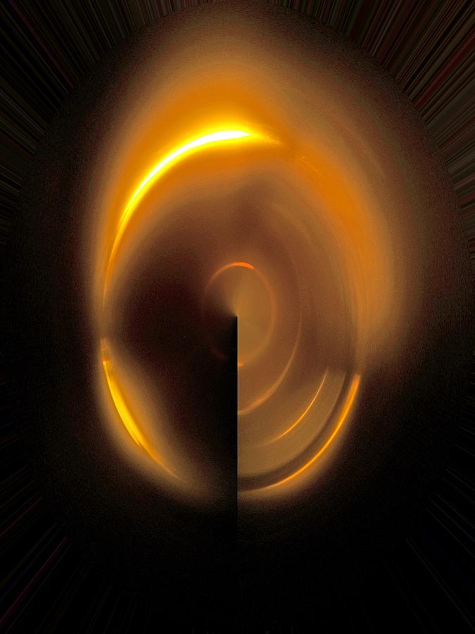Egg of Light Emerging From The Dark Digital Art by James Granberry