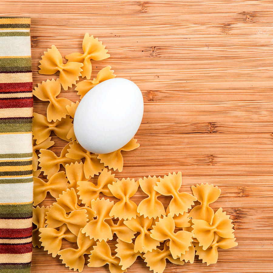 Egg Pasta Napkin Photograph by Rebecca Cozart