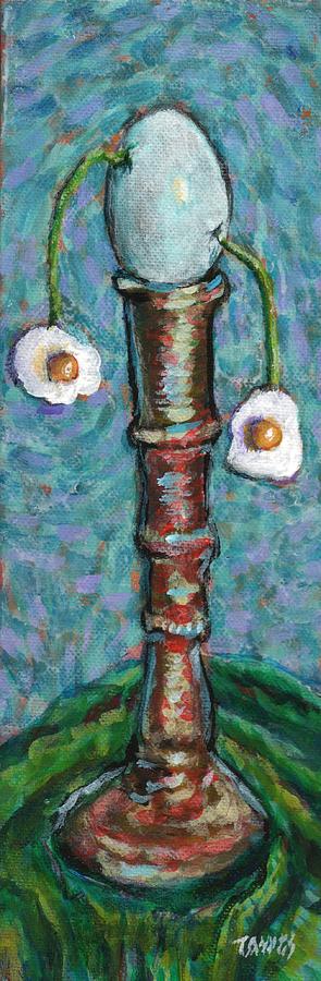 Egg Plant Painting by Dennis Tawes