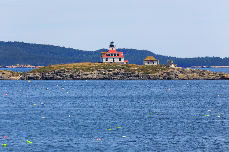 Egg Rock Lighthouse Photograph by Bryan Bzdula Egg Rock Lighthouse Photograph by Bryan Bzdula