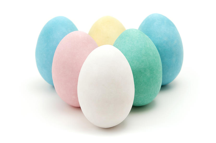 Easter Photograph - Egg shaped sweets by Fabrizio Troiani