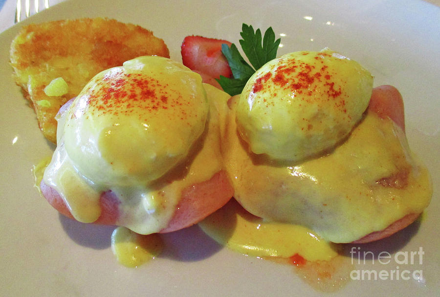 Eggs Benedict Photograph by Randall Weidner