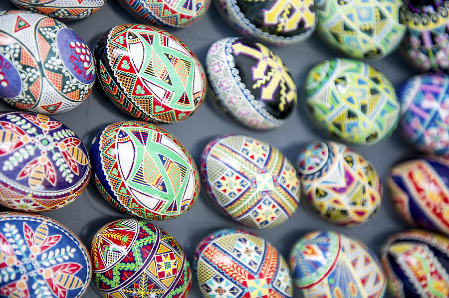 Eggs Decorated For Easter Photograph by Willie Harper