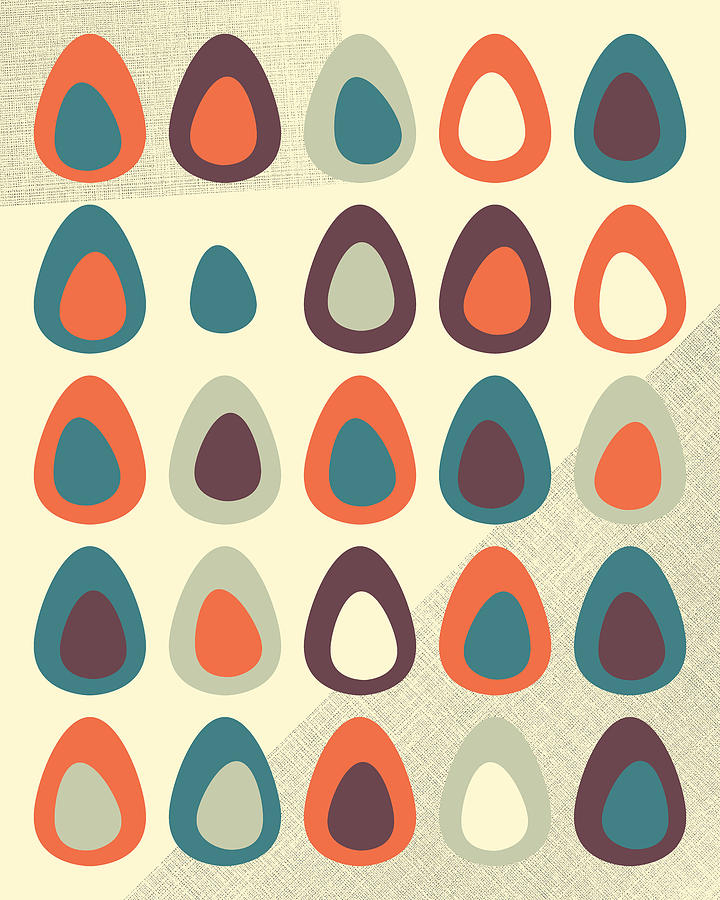 Abstract Digital Art - Eggs by Finlay McNevin