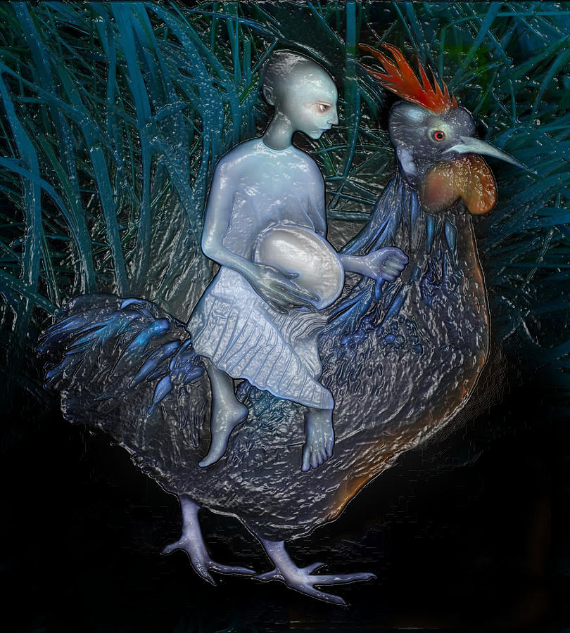 Impressionism Digital Art - Eggs Lovers by Scott Mendell