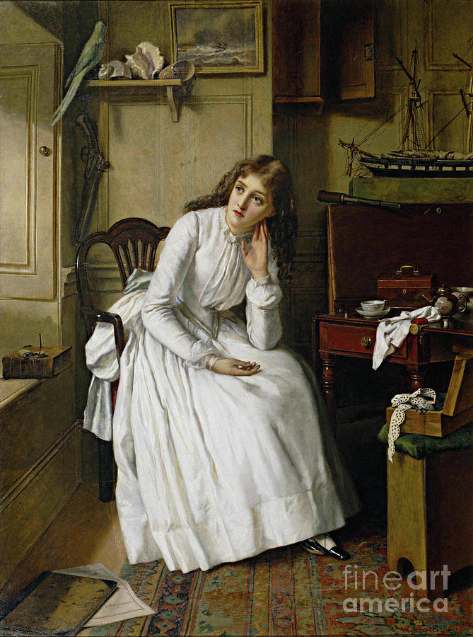 Egley, Florence Dombey Painting by Granger
