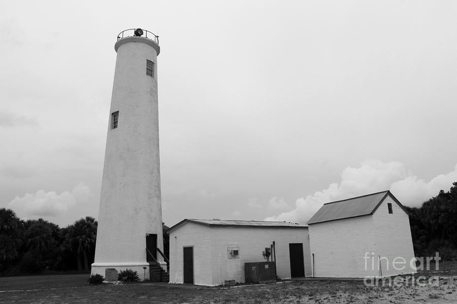 Egmont Key Lighthouse Photograph by Robert Wilder Jr
