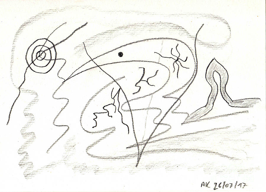 Abstract Drawing - Egozentrik 17106 by AndReaS KoVaR