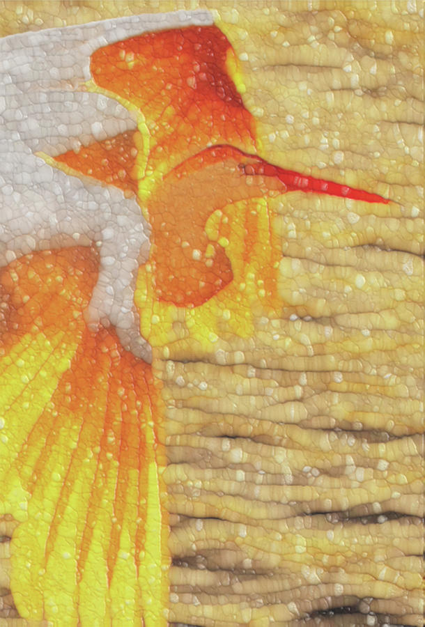 Abstract Painting - Egret by Jack Zulli