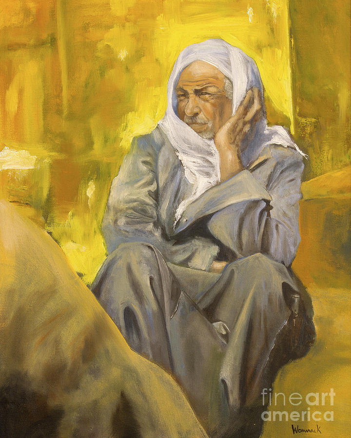 Oil Paint Painting - Egypitan Man by Jonathan Wommack Oil Paint Painting - Egypitan Man by Jonathan Wommack