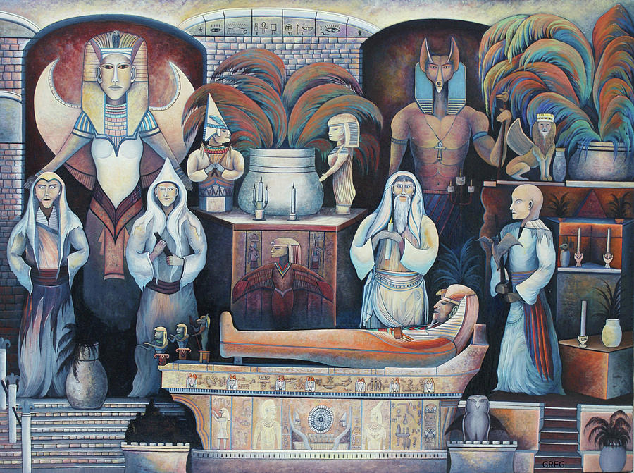 Egypt Painting by Greg Reichert