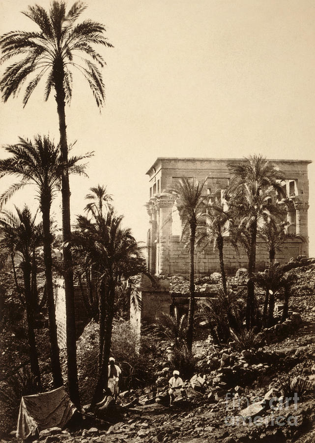 Egypt, Philae, 1857.  Photograph by Granger