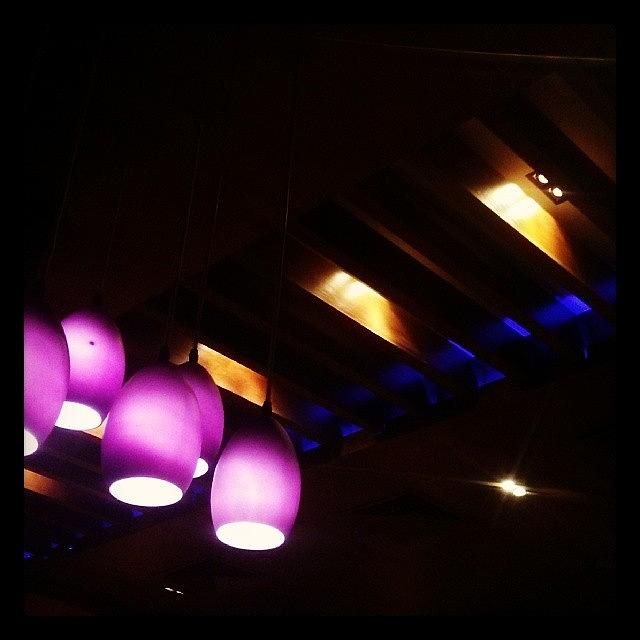 Lg Photograph - #egypt #sokhna #restaurant #lights by Mohammed Kayyali