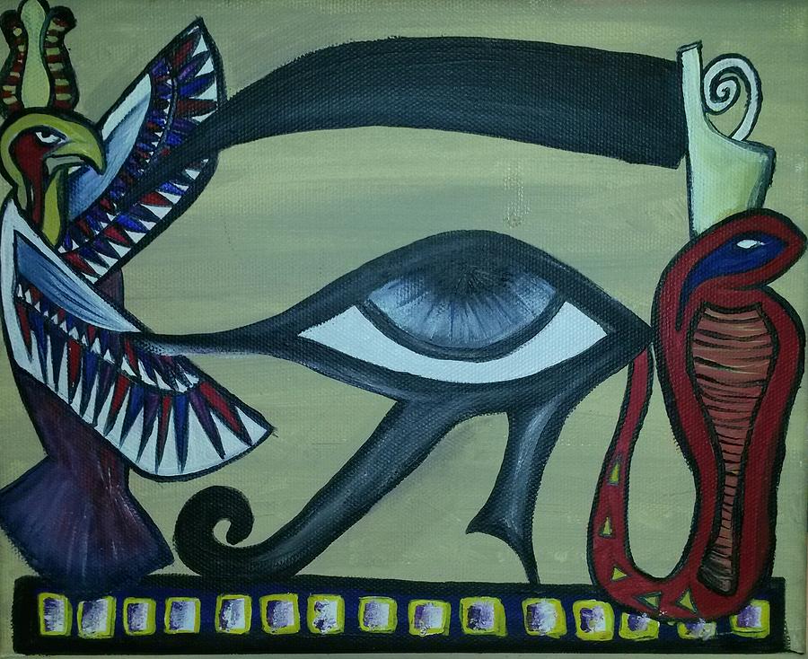 Egyptian Art Painting by Alisha Rodriguez | Pixels