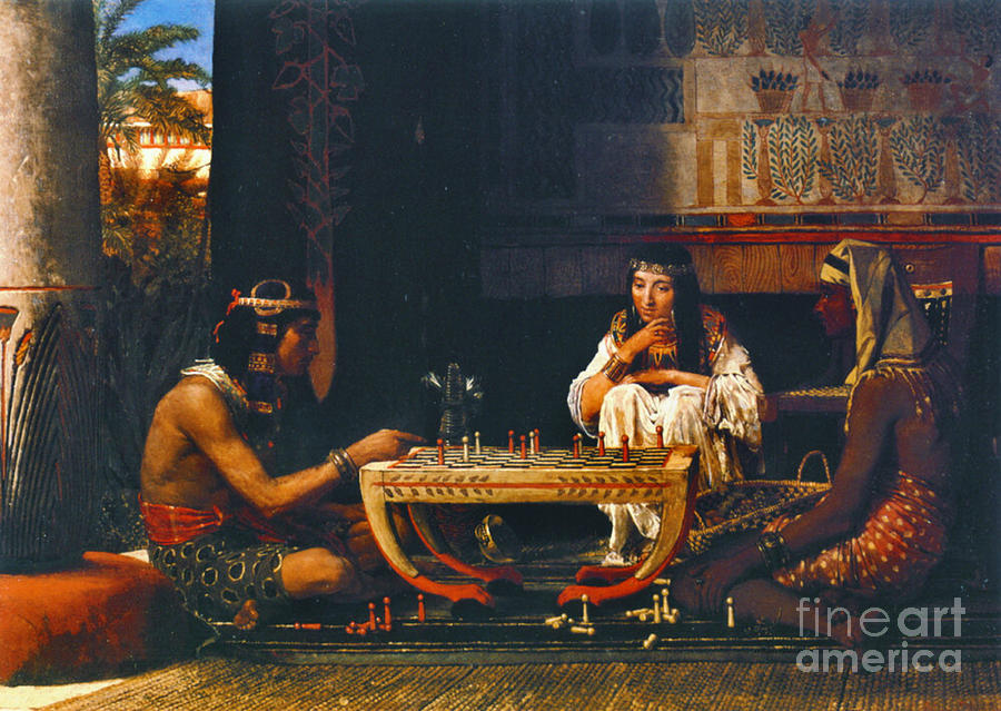 Egyptian Chess Players 1865 Photograph by Padre Art
