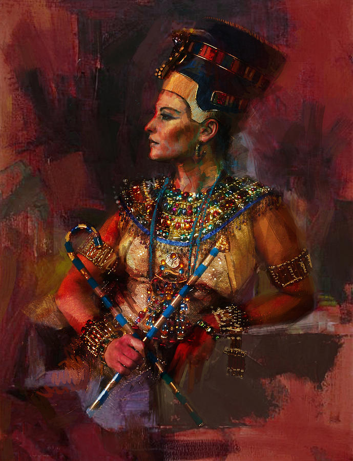 Egyptian Culture 15b Painting by Maryam Mughal