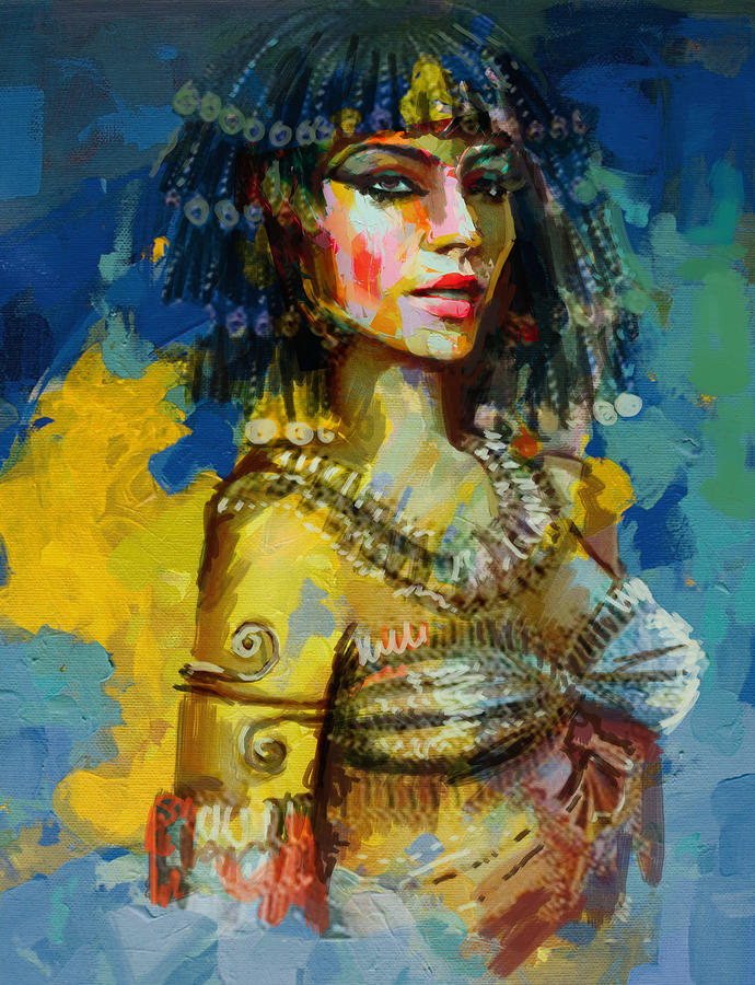 Egyptian Culture 2b Painting by Maryam Mughal