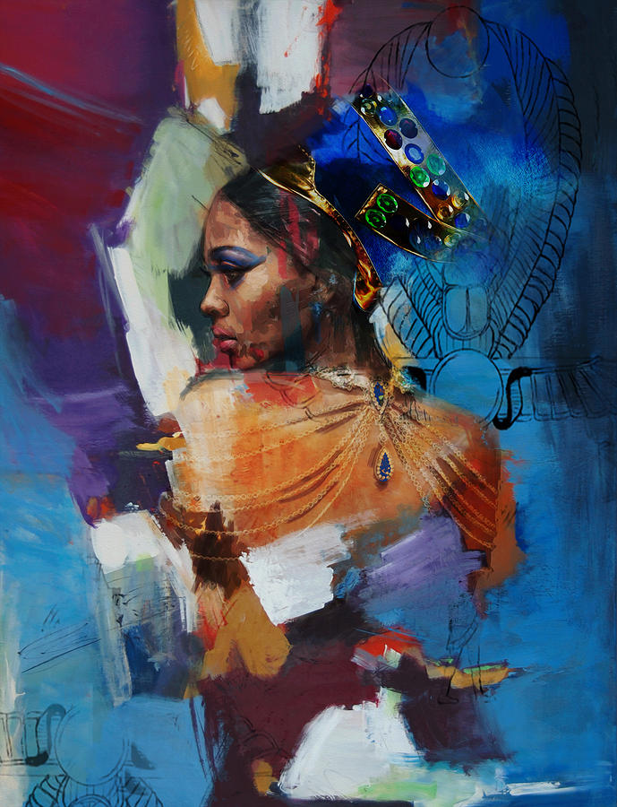 Egyptian Culture 33b Painting by Mahnoor Shah
