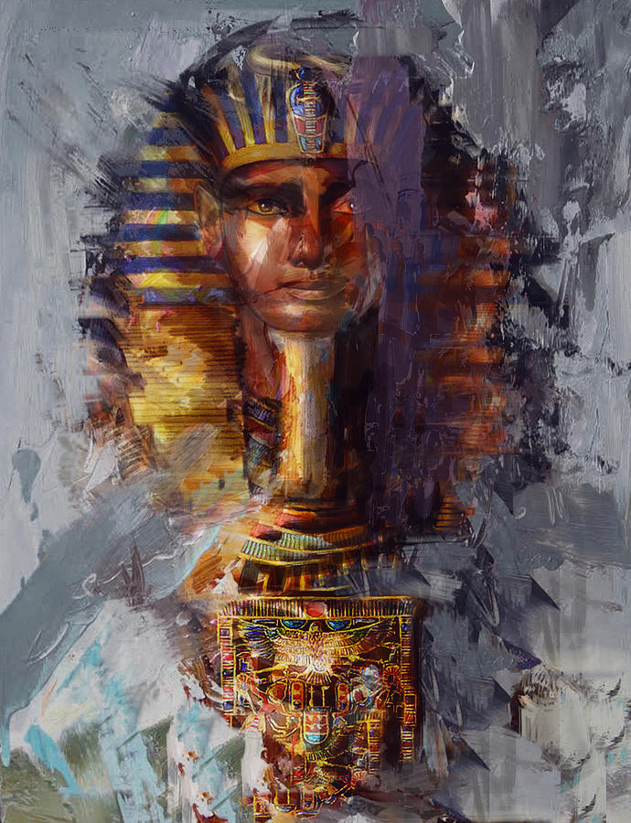 Egyptian Culture 37b Painting by Maryam Mughal