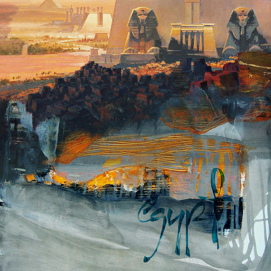 Egyptian Culture 47b Painting by Corporate Art Task Force