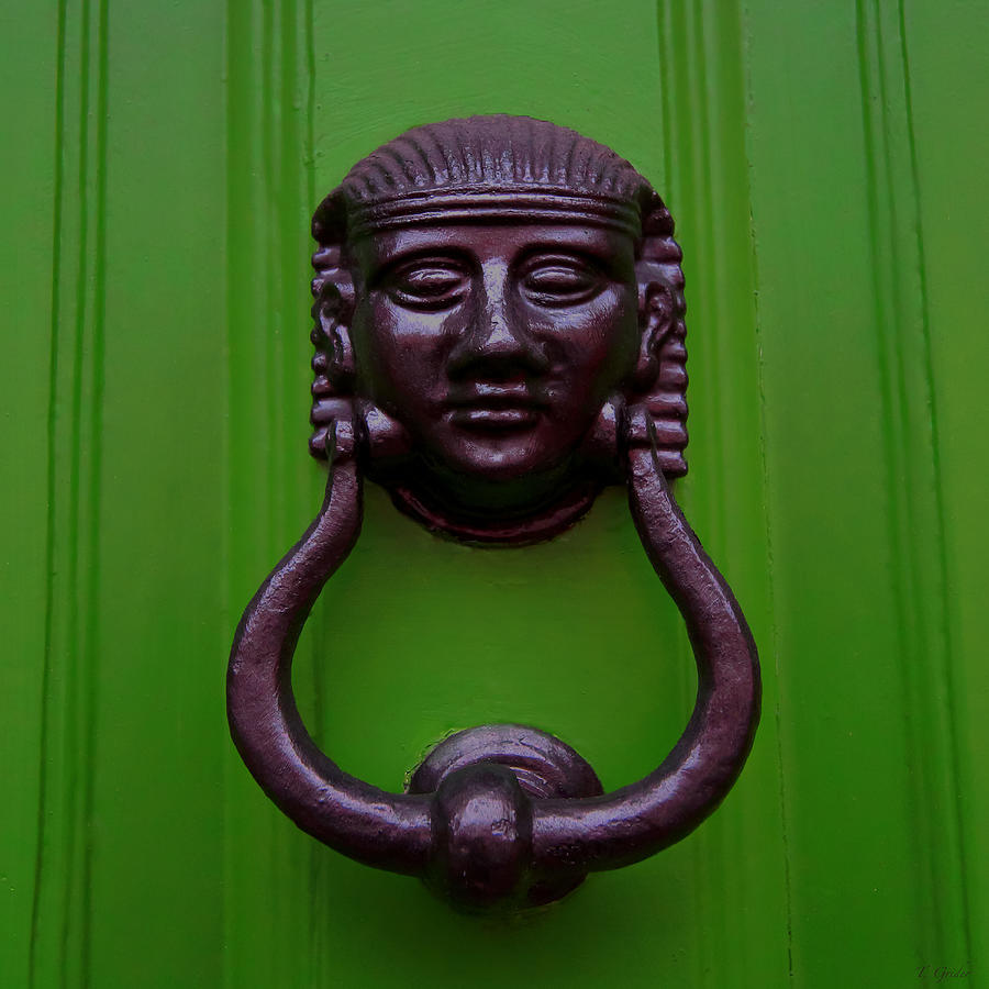 Egyptian Doorknocker Photograph by Tony Grider