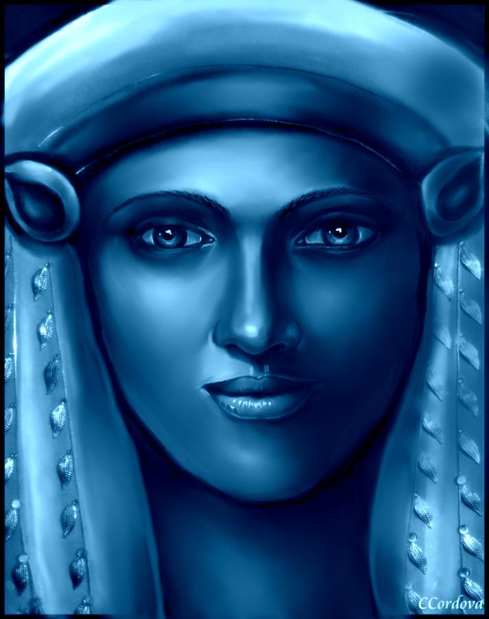 Egyptian Goddess 2 Digital Art by Carmen Cordova