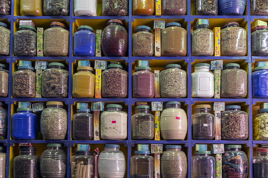 Egyptian herbs and spices Photograph by Joana Kruse