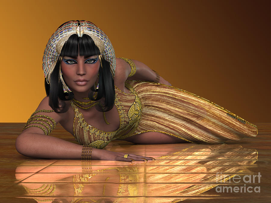 Egyptian Priestess Painting by Corey Ford