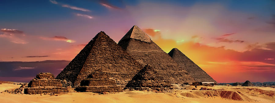 Egyptian Pyramids Photograph by Mountain Dreams