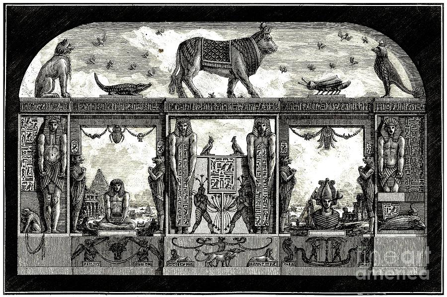 Magic Occult Pagan Egyptian Revival 1769 Digital Art by Peter Ogden