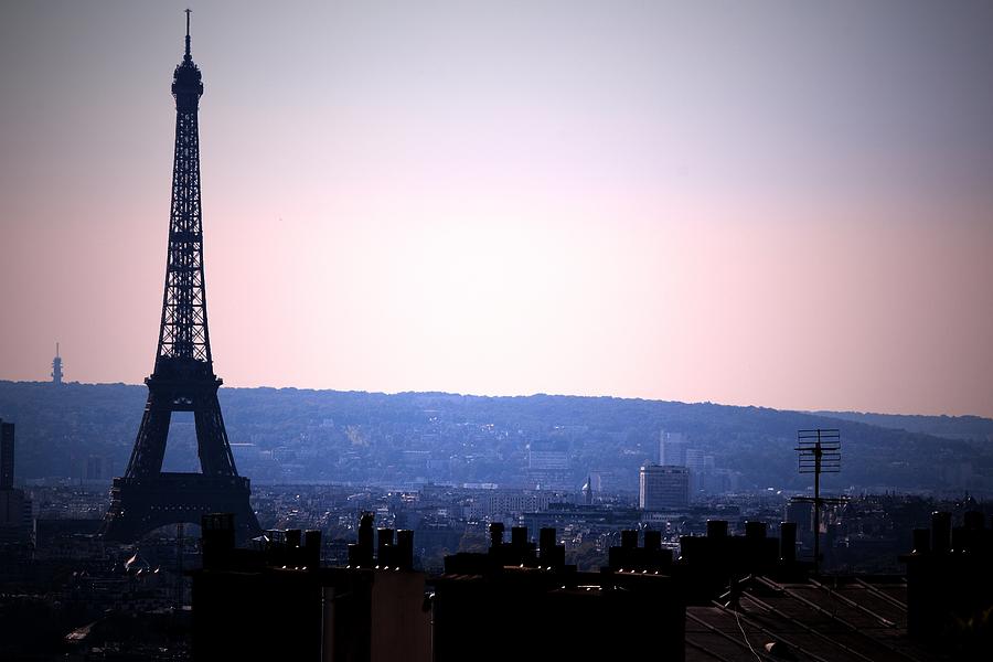 Paris Photograph - Eiffel at 4 oclock by Valerie Dauce