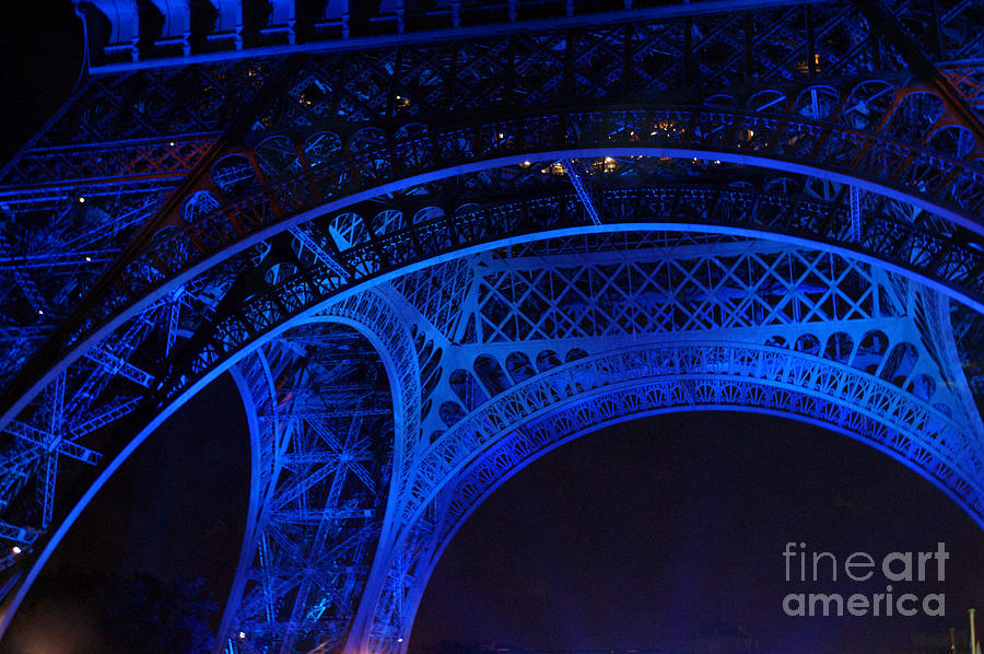 Eiffel Blue Photograph by Christine Jepsen