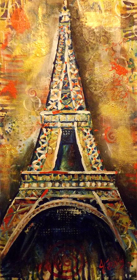 Eiffel Dream Painting by Goddess Rockstar - Pixels