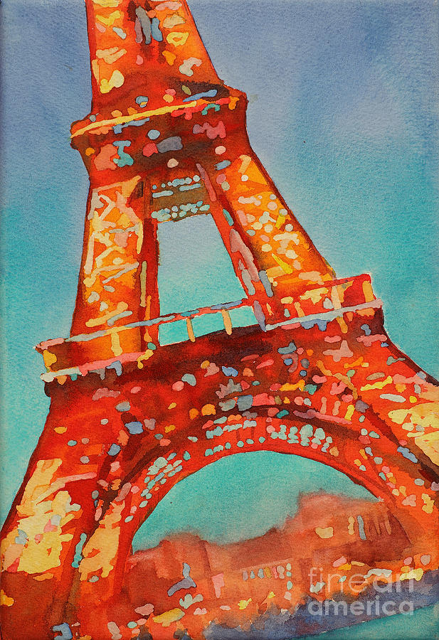 Eiffel Night- Paris Painting by Ryan Fox